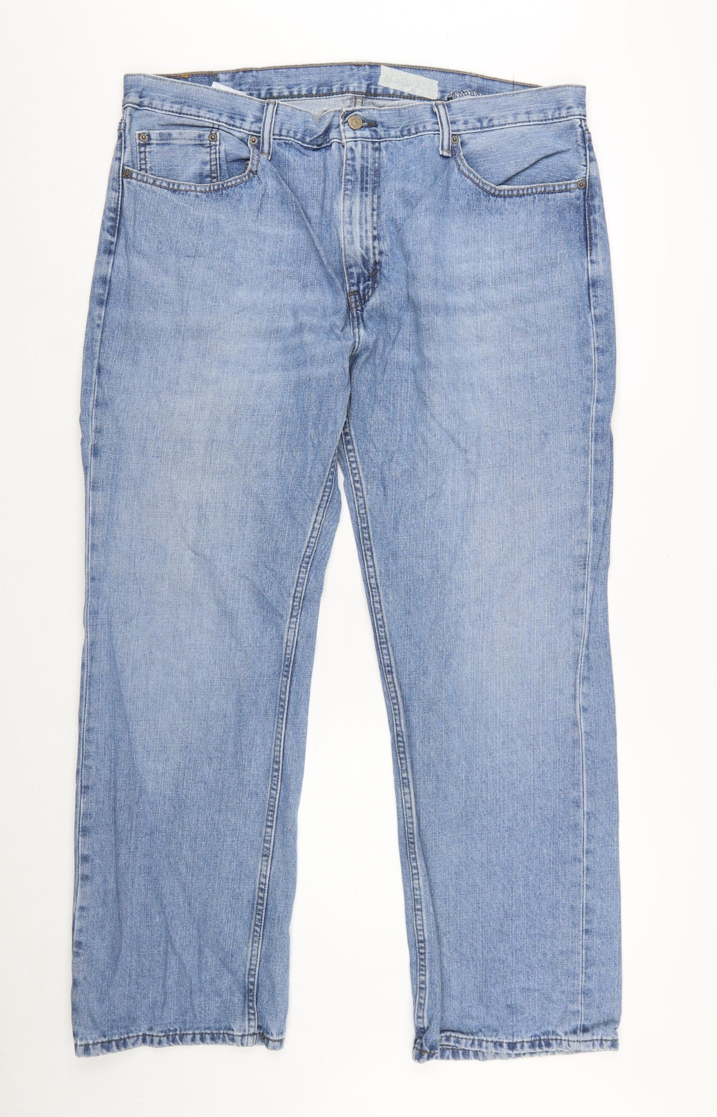 Levi Strauss Men's Blue 559 Regular Fit Straight Jeans W40 L30