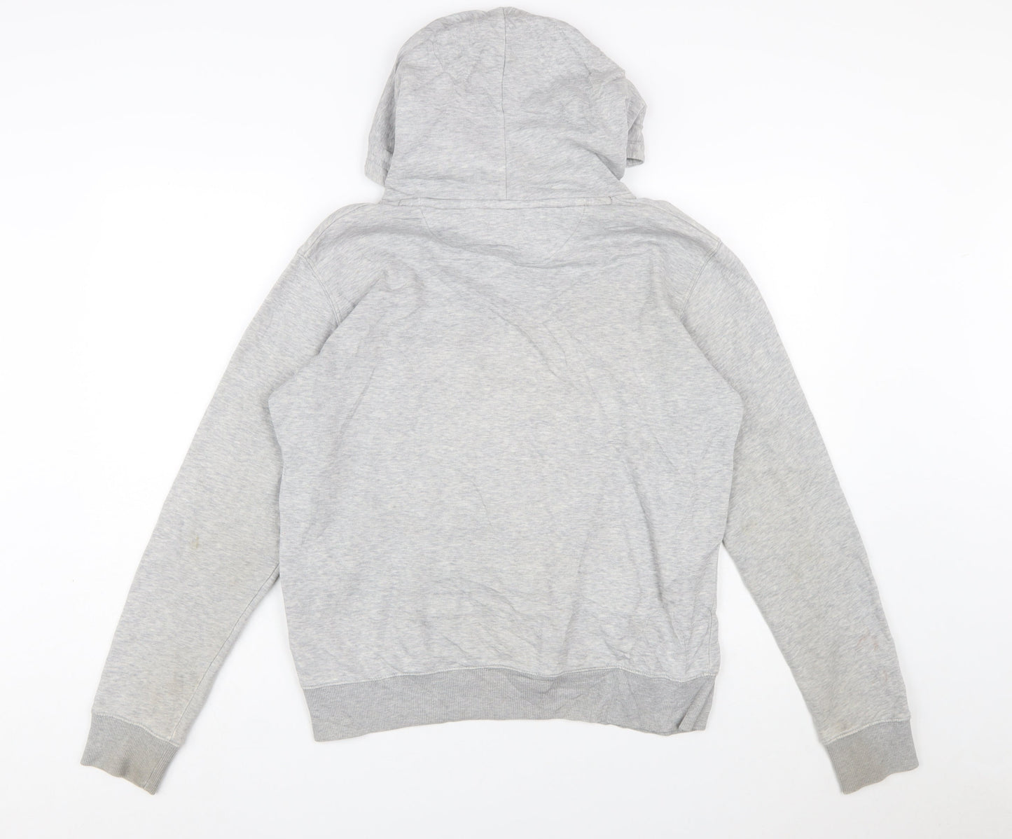 GANT Boys Grey Pullover Hoodie 16 Years Logo Crest Cotton Blend
