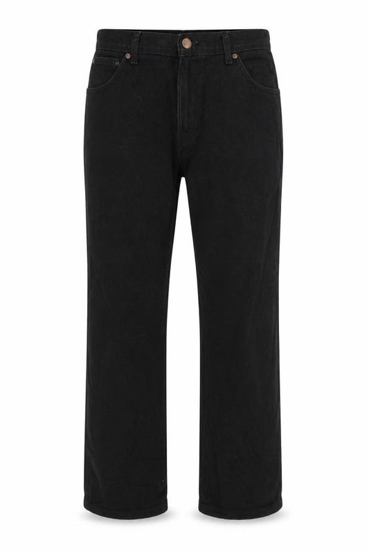 Wrangler Men's Black Regular Fit Straight Leg Jeans W32 L30