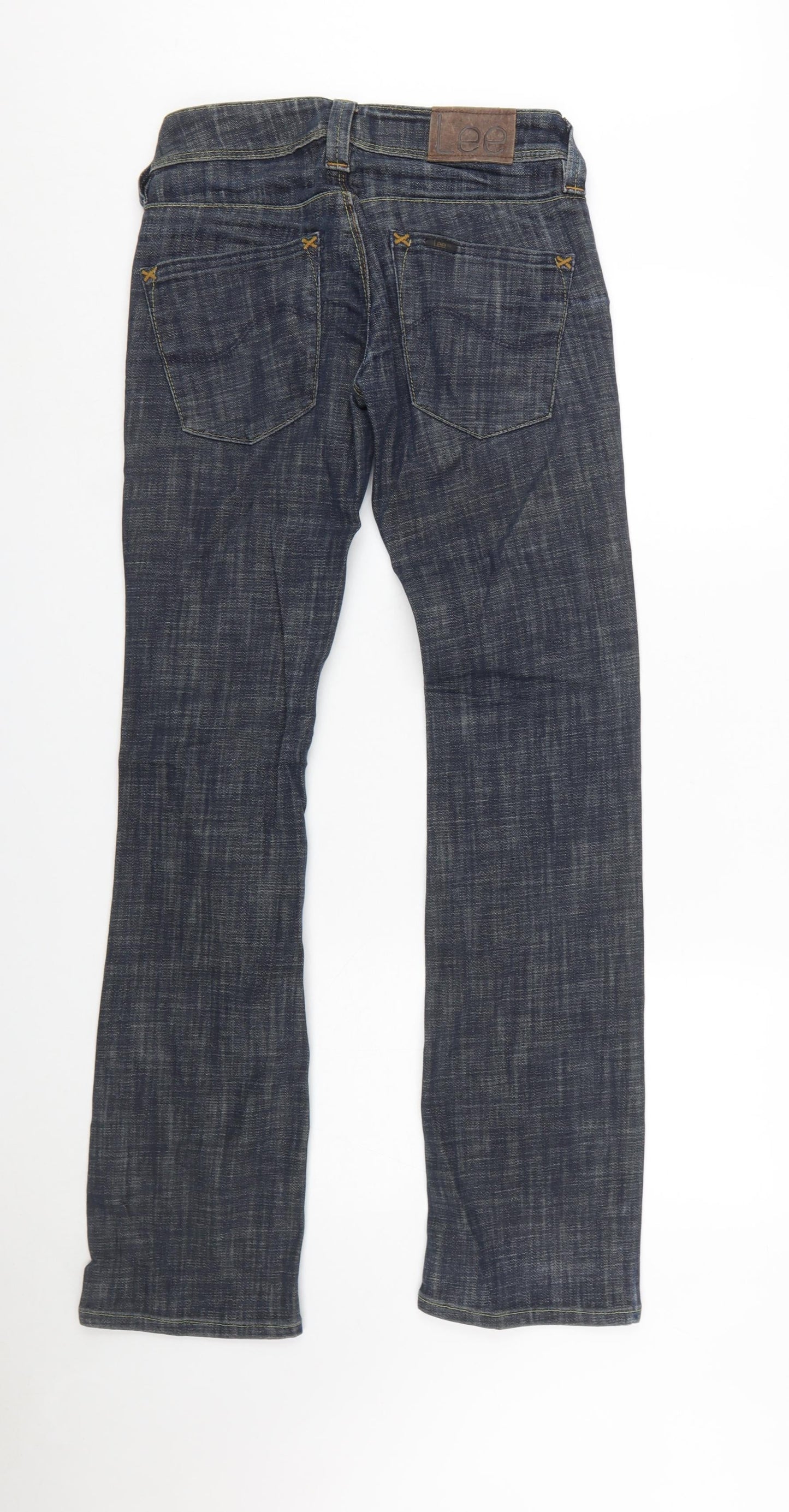 Lee Women Blue Straight Stretch Denim Jeans Size 10