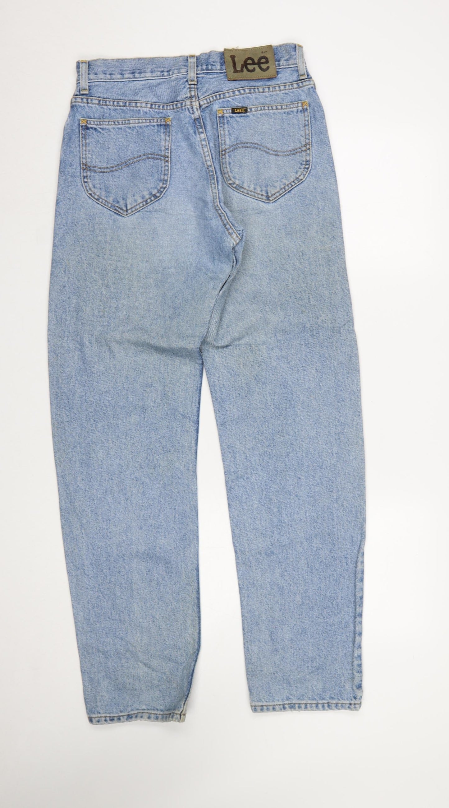 Lee Men's Blue Regular Fit Denim Jeans 32W 32L Retro Style