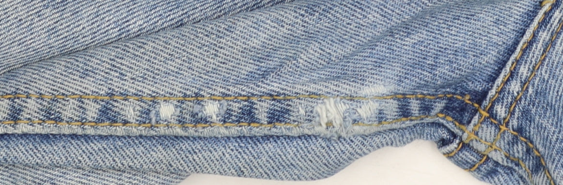 Lee Men's Blue Regular Fit Denim Jeans 32W 32L Retro Style