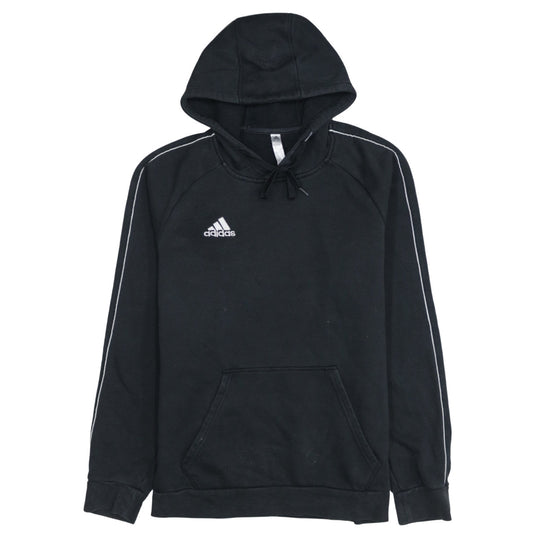 Adidas Men's Black Pullover Hoodie Size S Sports Fleece Sweatshirt