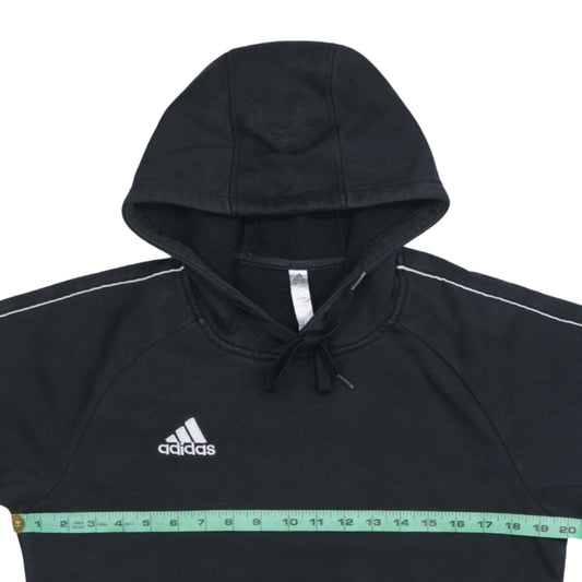 Adidas Men's Black Pullover Hoodie Size S Sports Fleece Sweatshirt
