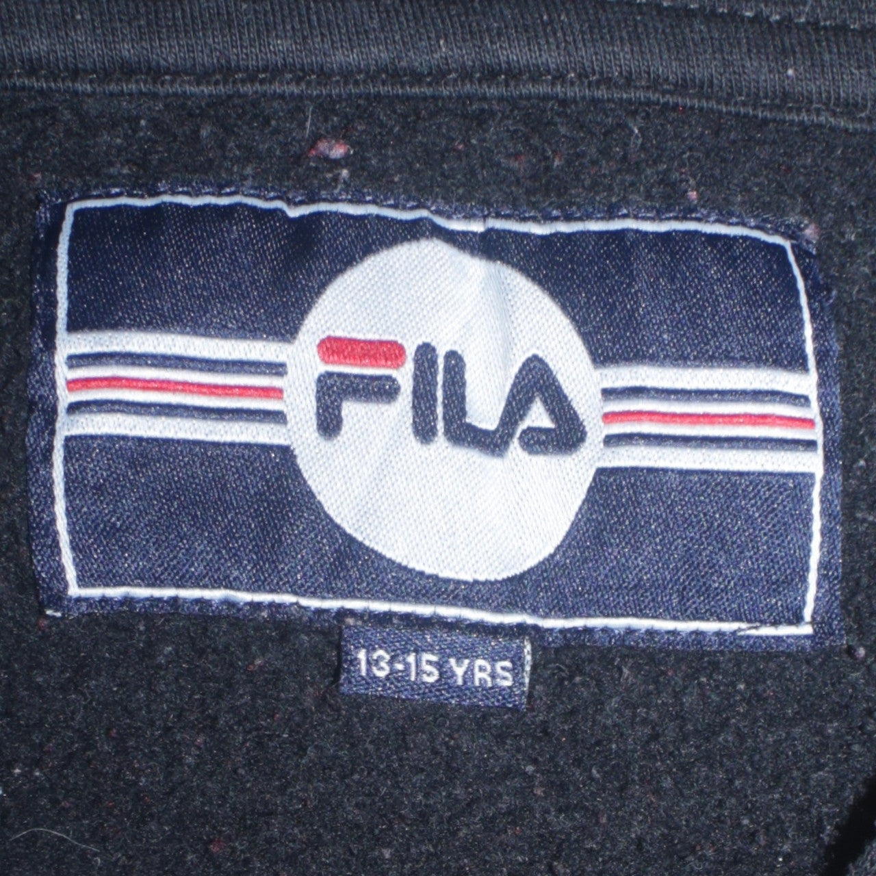Fila Boys Multicoloured 13-15 Years Pullover Hoodie with Logo and Zip Detail