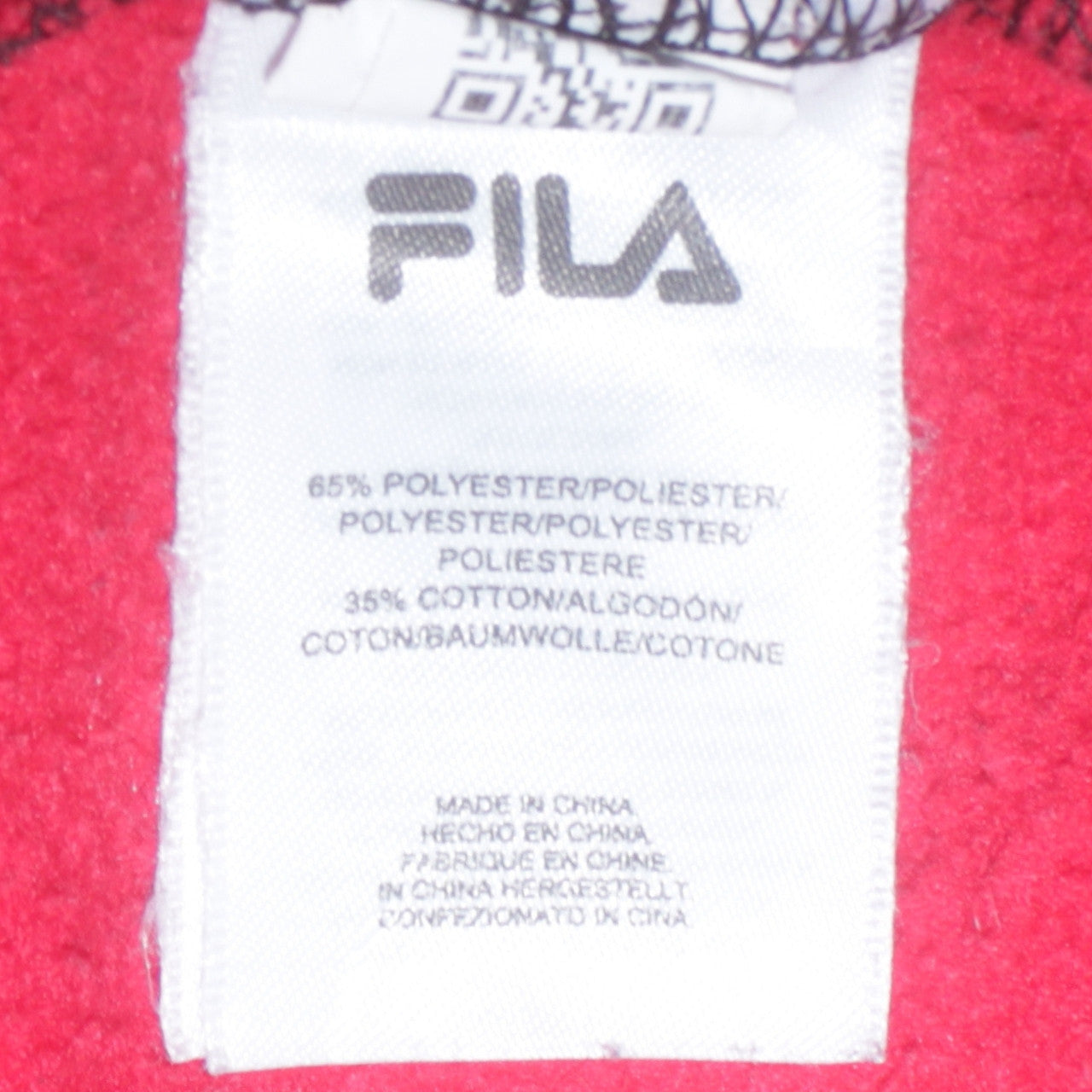 Fila Boys Multicoloured 13-15 Years Pullover Hoodie with Logo and Zip Detail