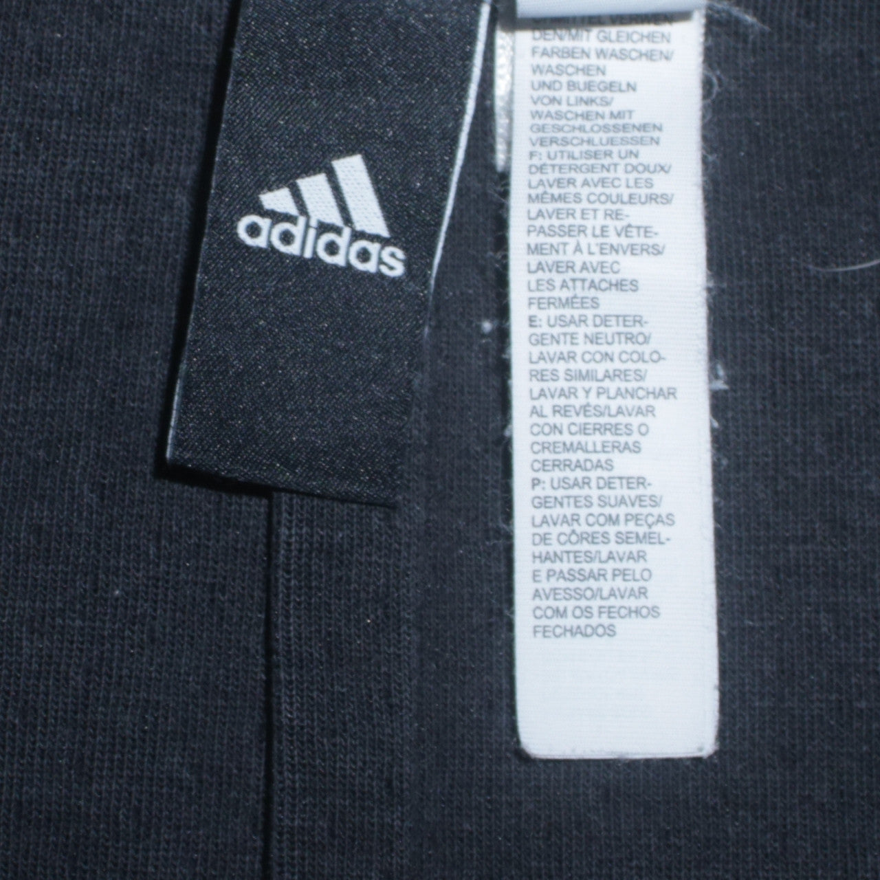 Adidas Women Black XS Full Zip Hooded Longline Sweatshirt Dress
