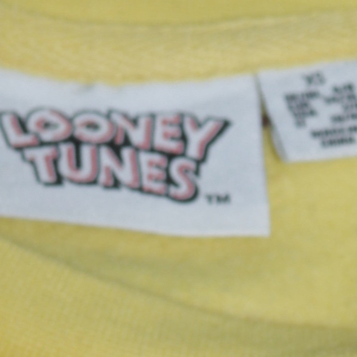 Additional view of Primark Looney Tunes Women's Yellow Tweety Crew Neck Sweatshirt XS