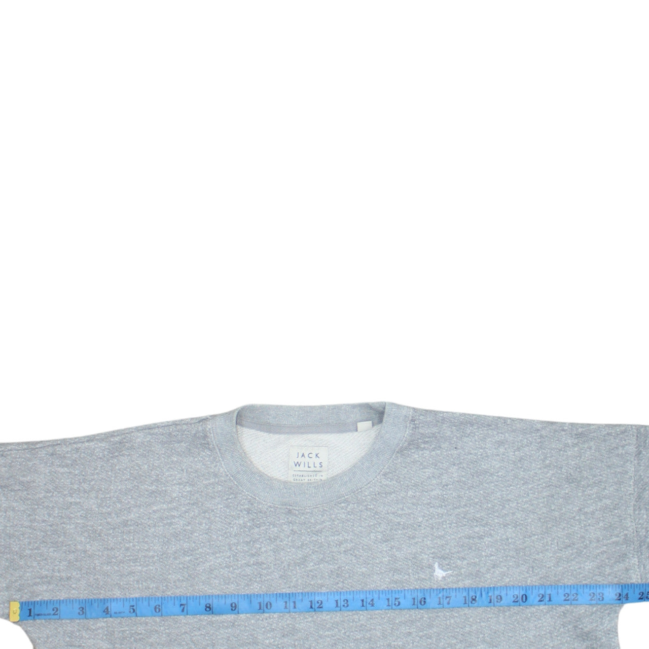 Jack Wills Womens Grey Crew Neck Pullover Sweatshirt UK 12
