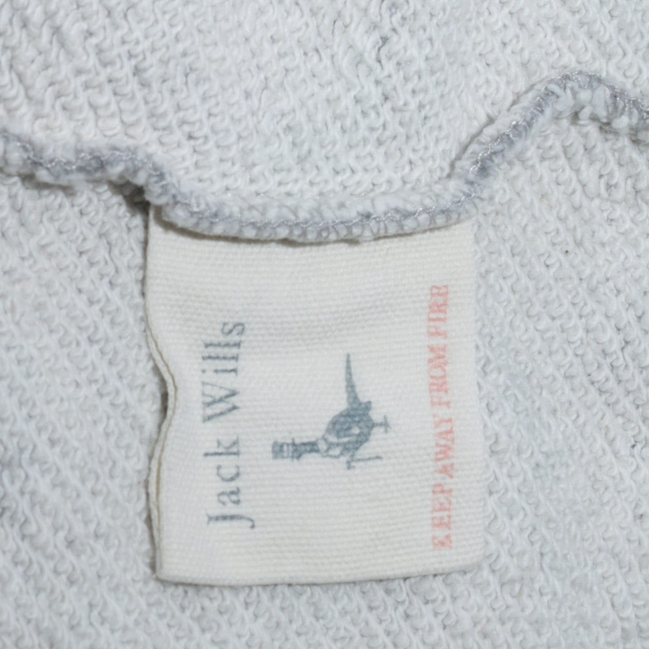 Jack Wills Womens Grey Crew Neck Pullover Sweatshirt UK 12