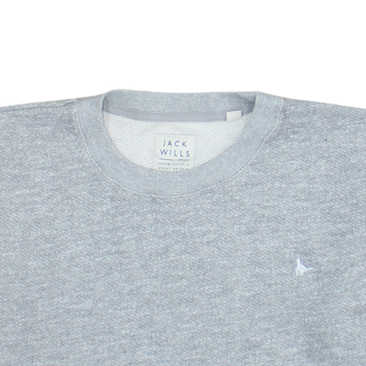 Jack Wills Womens Grey Crew Neck Pullover Sweatshirt UK 12