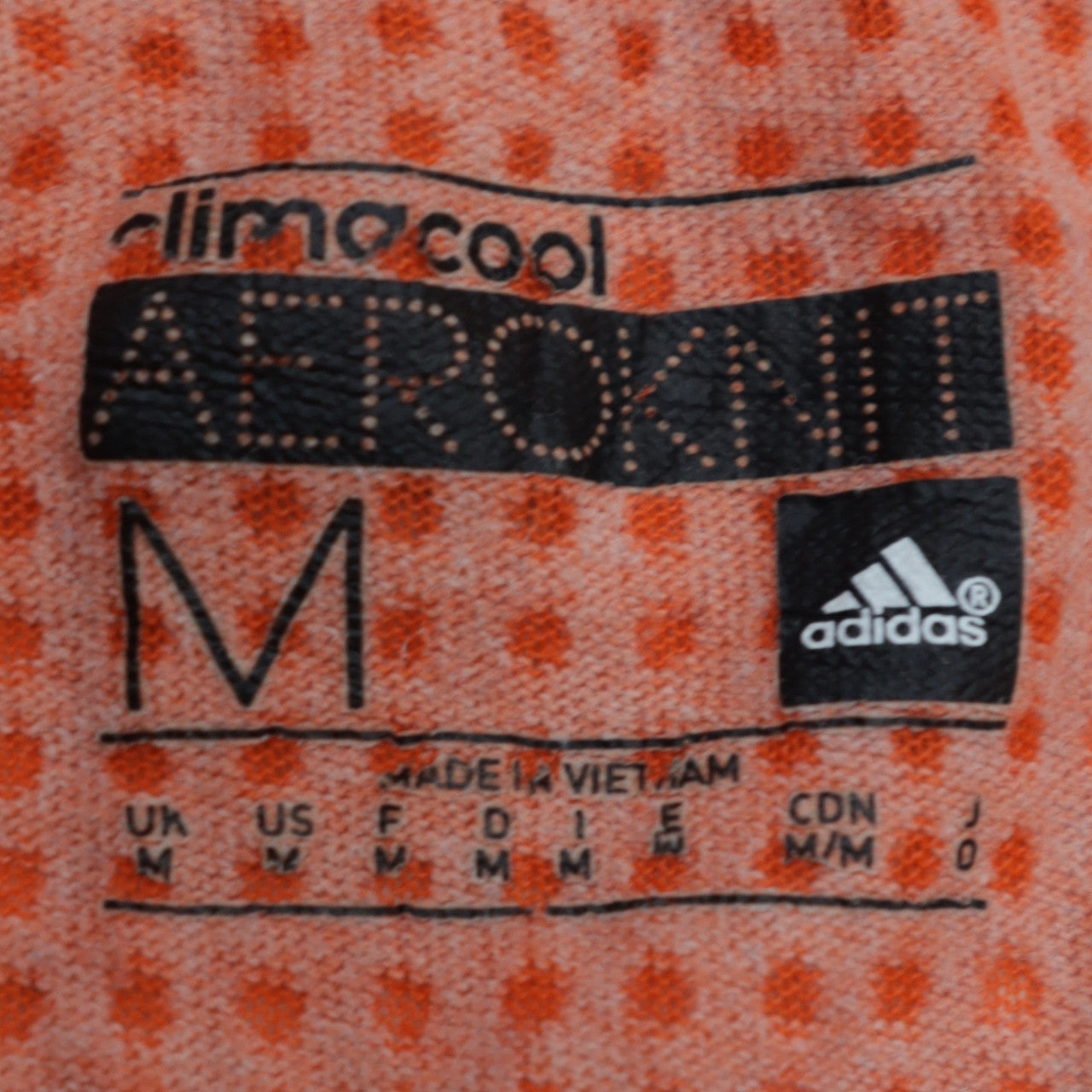 Adidas Womens Orange Aeroknit Climalite T-Shirt Size M