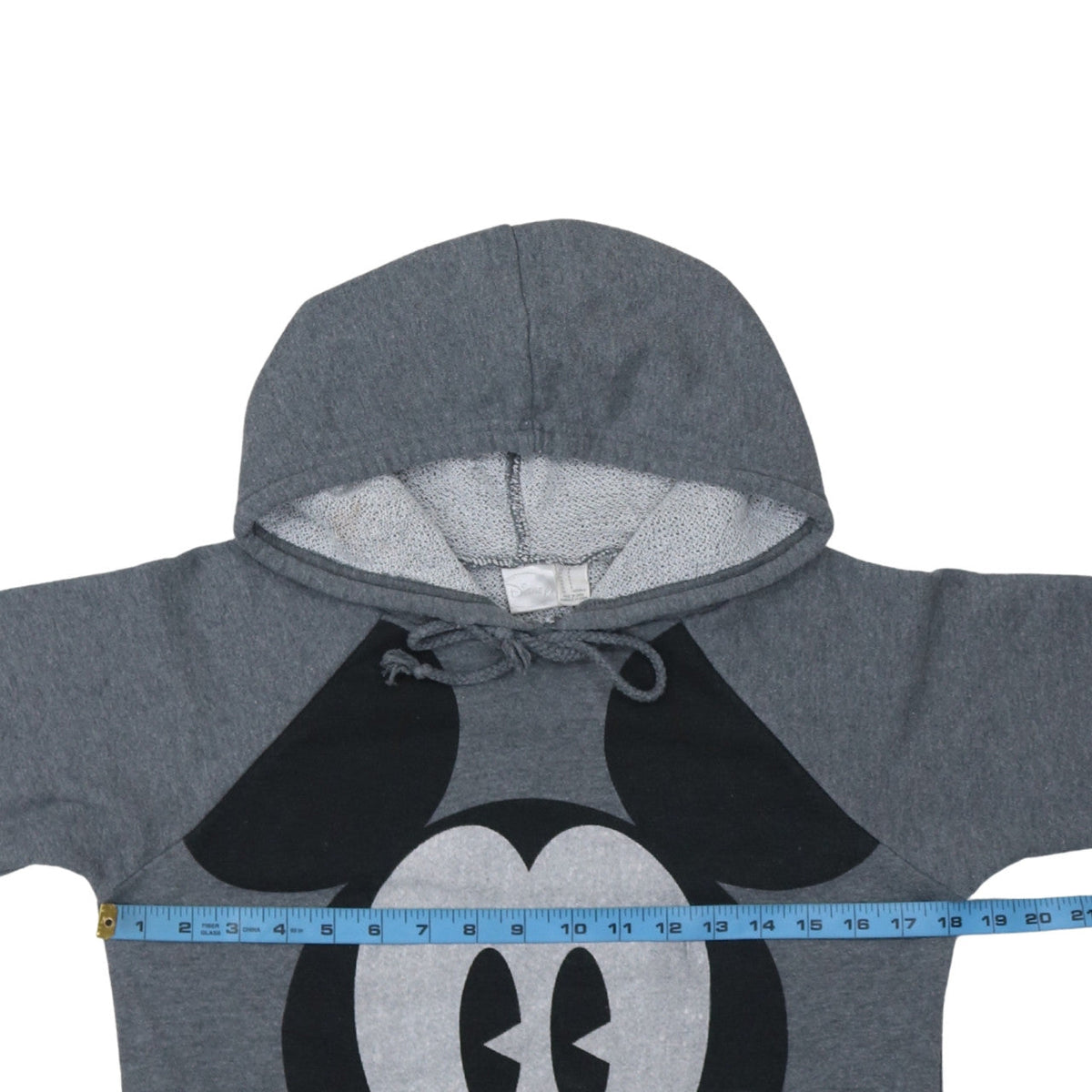 Disney Women's Grey Pullover Hoodie Small Mickey Mouse Graphic
