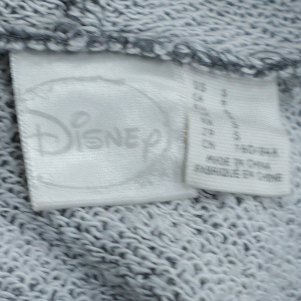 Disney Women's Grey Pullover Hoodie Small Mickey Mouse Graphic