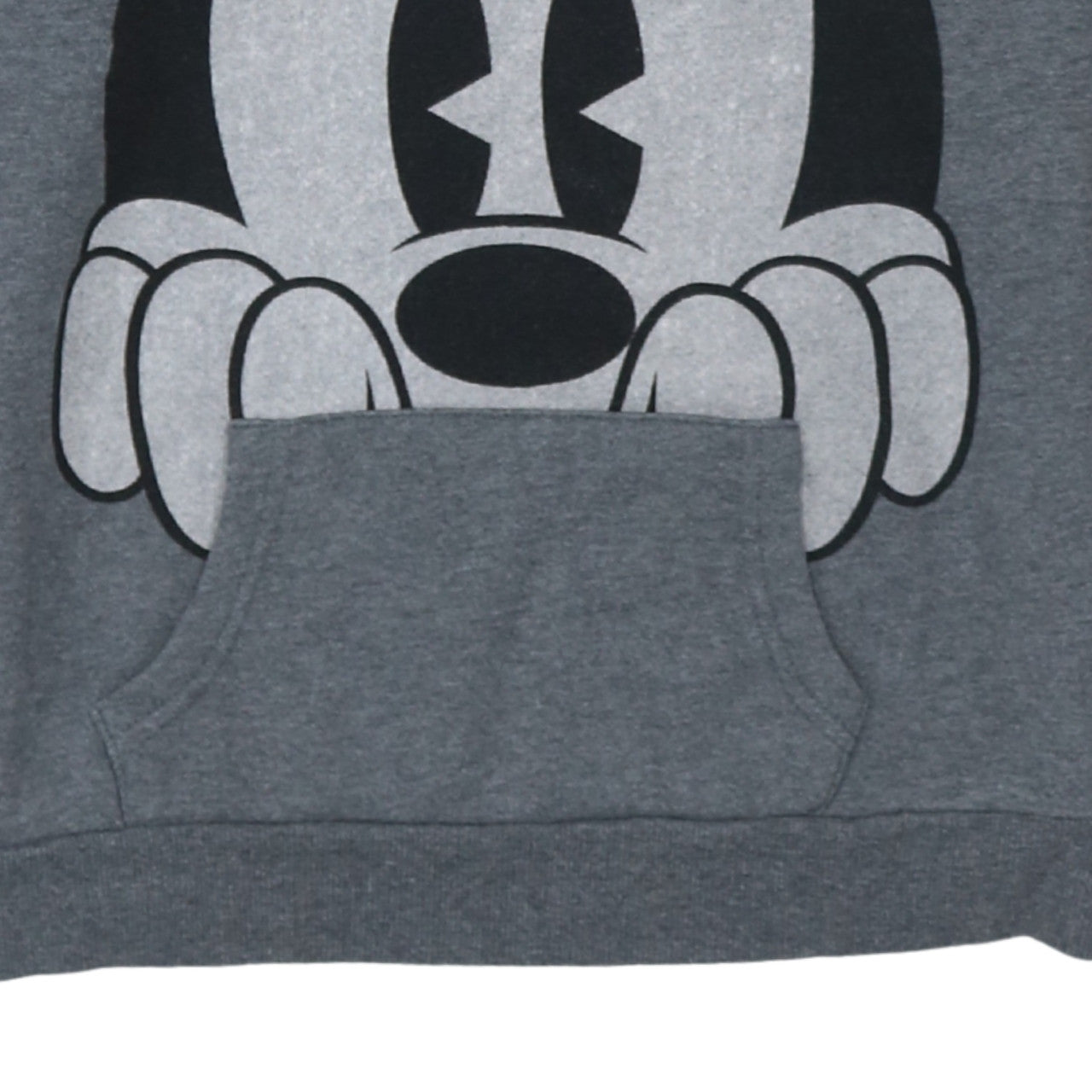 Disney Women's Grey Pullover Hoodie Small Mickey Mouse Graphic