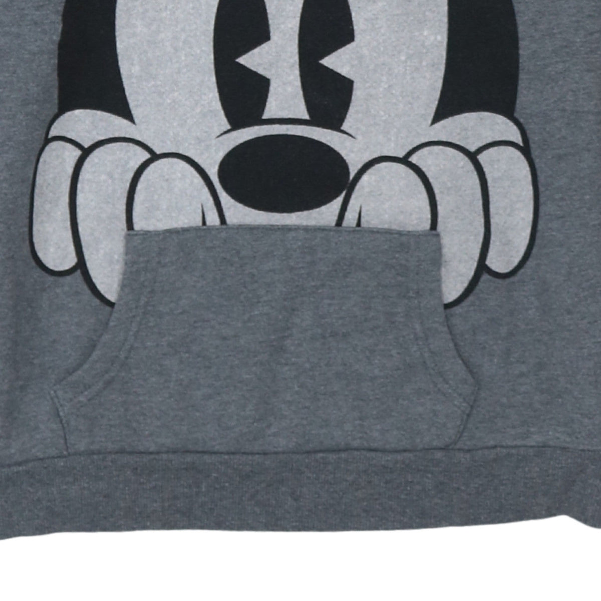 Disney Women's Grey Pullover Hoodie Small Mickey Mouse Graphic