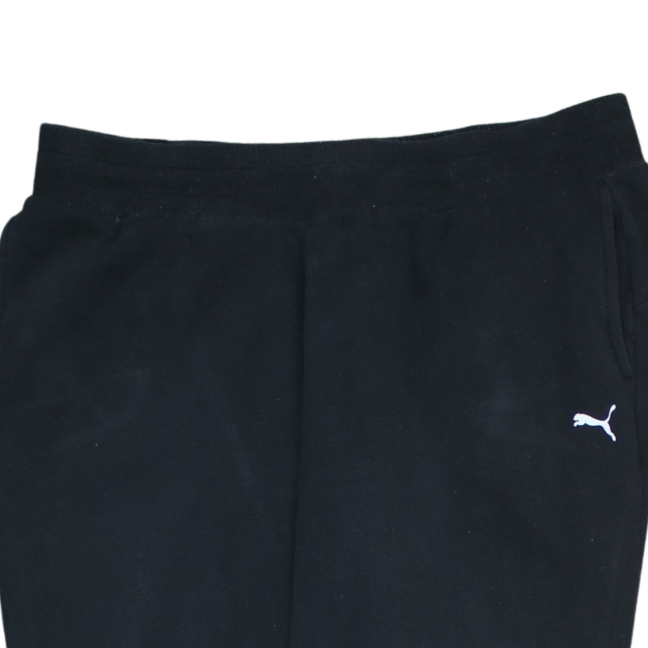 Puma Women's Black Jogger Trousers Size L Comfortable Fleece