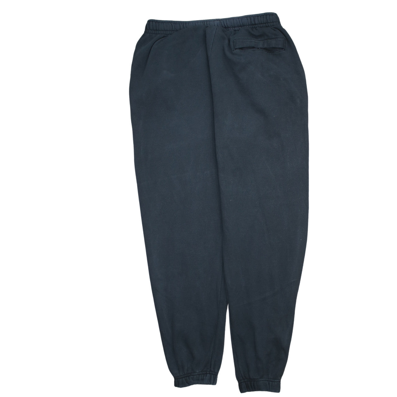 Nike Men's Black Fleece Sweatpants L Regular Fit Elastic Waist