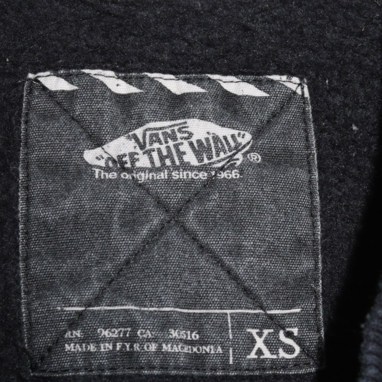 Vans Men's Black XS Crew Neck Pullover Sweatshirt