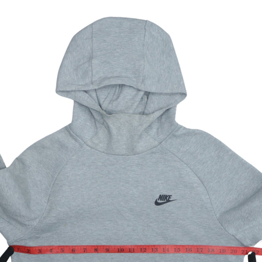 Nike Men’s Grey Pullover Hoodie Size S Regular Fit Sportswear