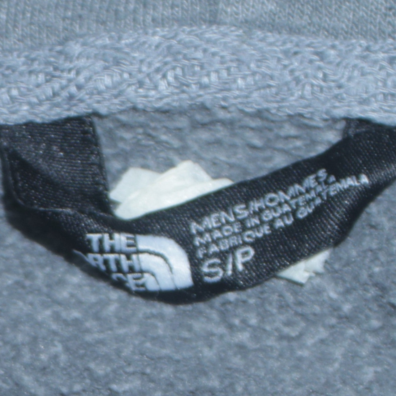 The North Face Men's Grey Pullover Hoodie Small Outdoor Logo Fleece