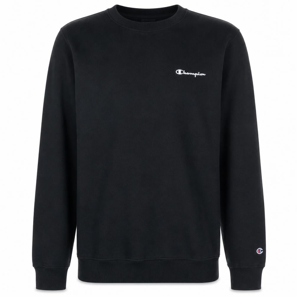 Champion Men's Black Small Pullover Sweatshirt Crew Neck
