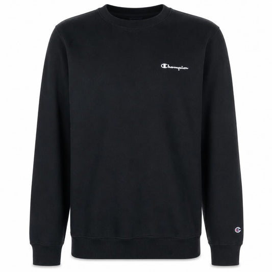 Champion Men's Black Small Pullover Sweatshirt Crew Neck