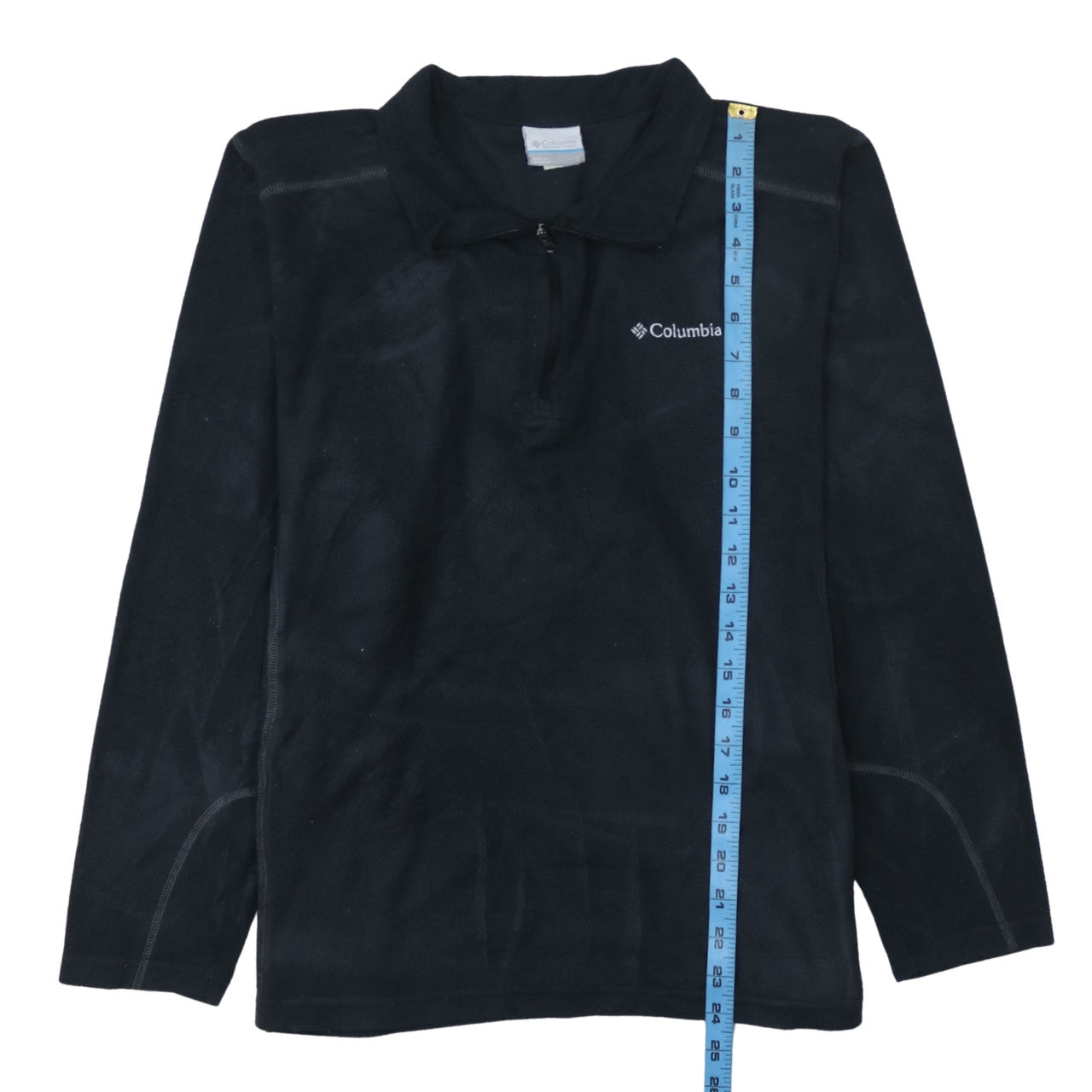 Columbia Women Black L Fleece 1/4 Zip Pullover Sweatshirt