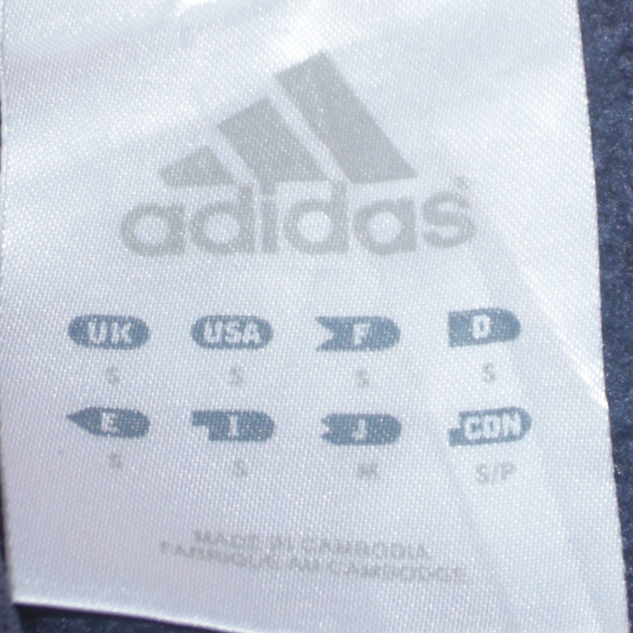 Adidas Womens Navy Orange Hoodie Small Pullover Hooded Sweatshirt