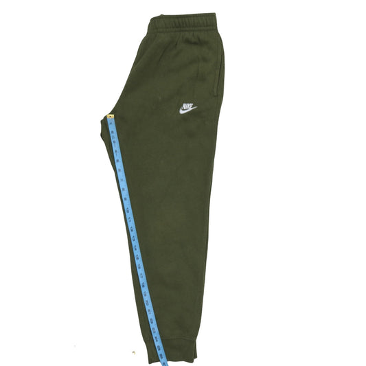 Nike Men's Green Jogger Sweatpants M Regular Fit Fleece