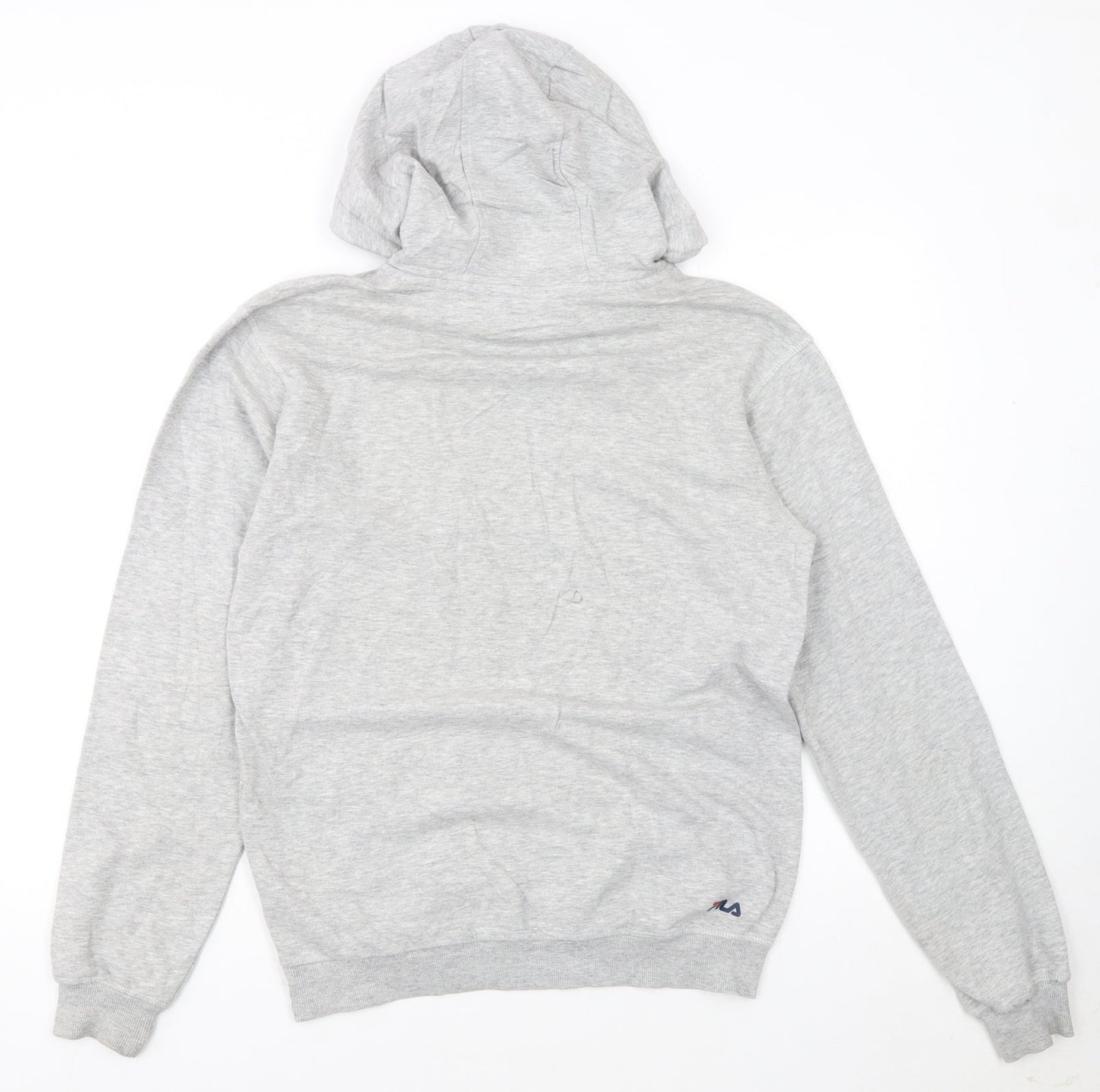 Fila Womens Grey XS Pullover Hoodie with Logo Print