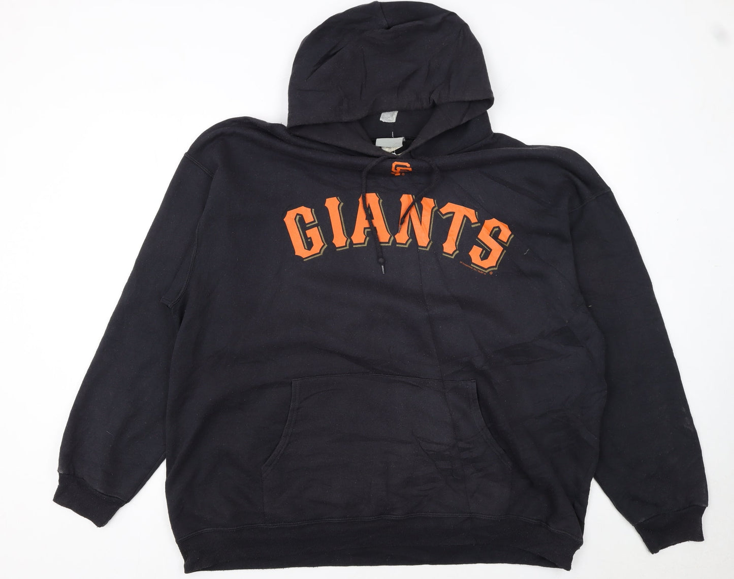 Genuine Merchandise Men's Black XL Pullover Hoodie with Giants Logo