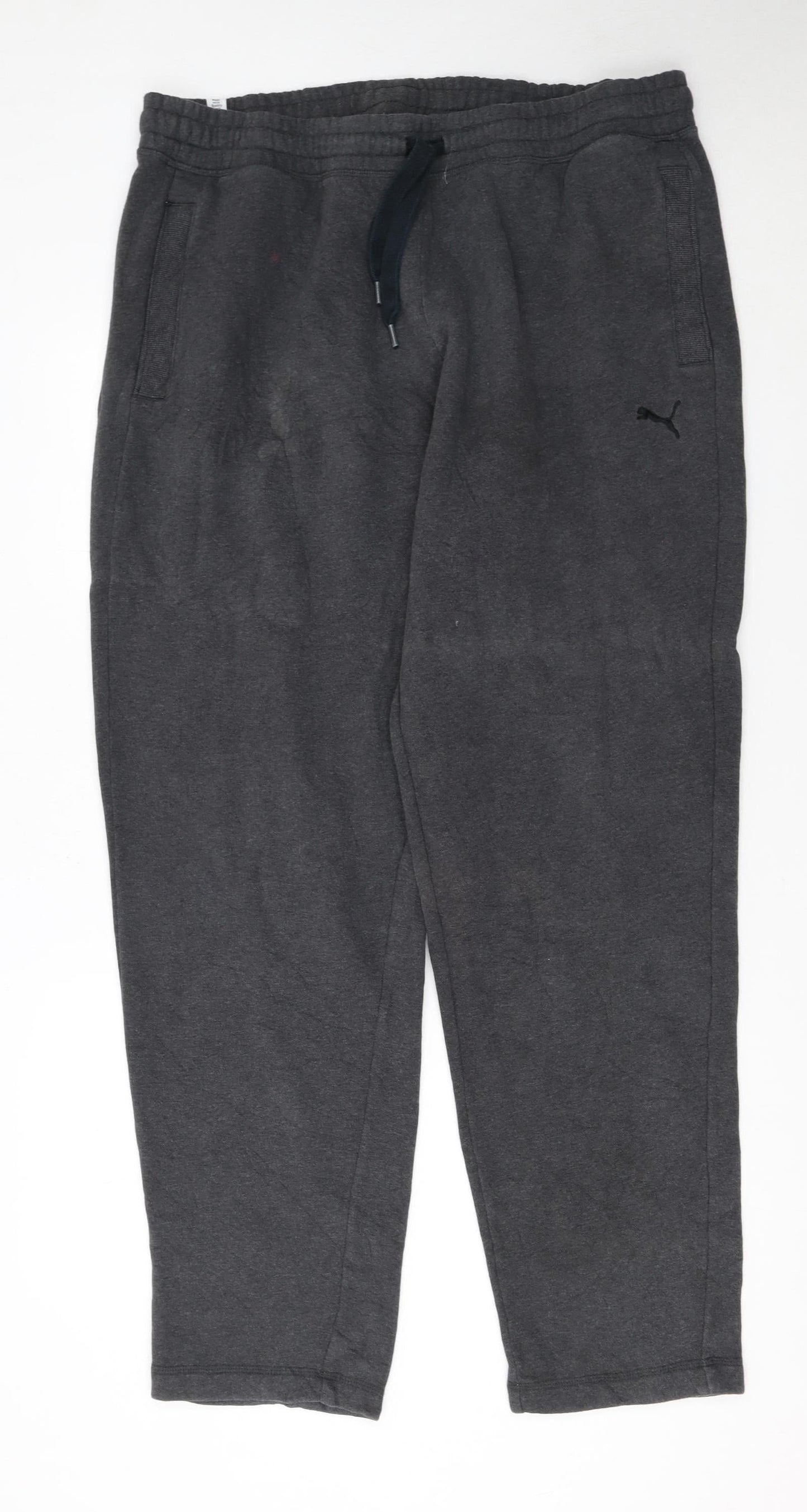 Puma Men's Black XL Fleece Lined Sweatpants Joggers