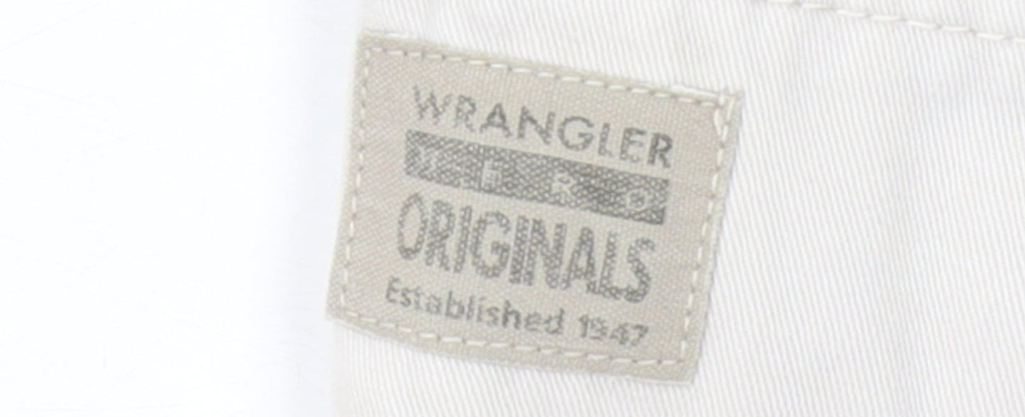 Wrangler Men's Beige Cargo Shorts 40in Cotton Lightweight Summer