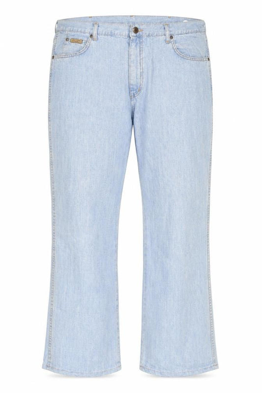 Wrangler Men's Blue Bootcut Jeans W40 L32 100% Cotton Denim