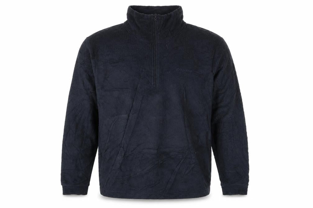Lotto Mens Navy 1/4 Zip Fleece Sweatshirt XXL Polyester Warm Top