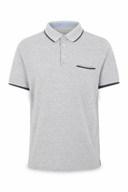 Springfield Men's Grey Slim Fit Polo Shirt Size S
