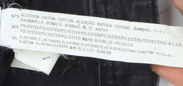 Stradivarius Women Black High Rise Skinny Jeans Size 10