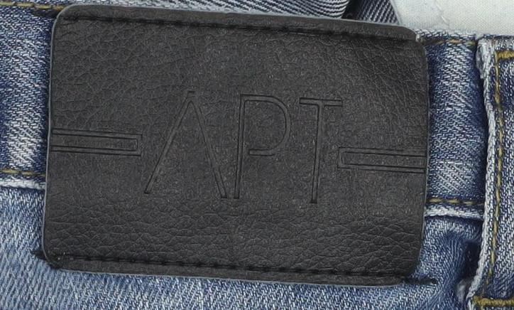 APT Womens Blue Straight Leg Mid Rise Denim Jeans Size 30R