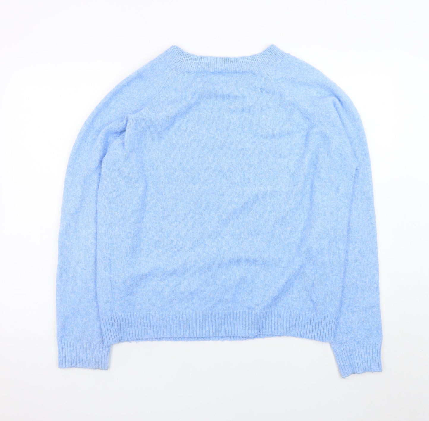 Vero Moda Womens Blue Crew Neck Pullover Jumper XL