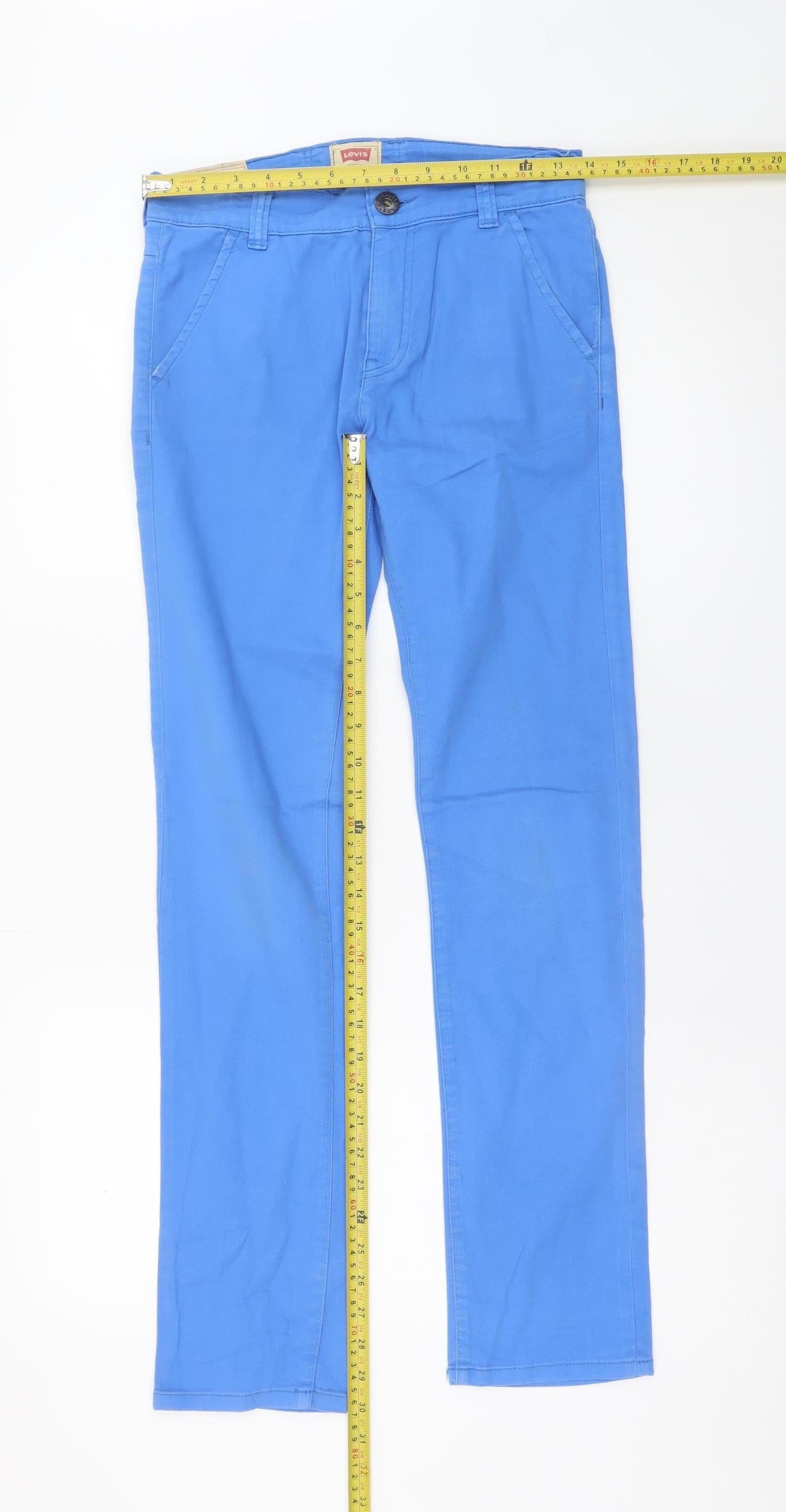 Levi’s Women Blue Straight Regular Fit Stretch Jeans Size 14