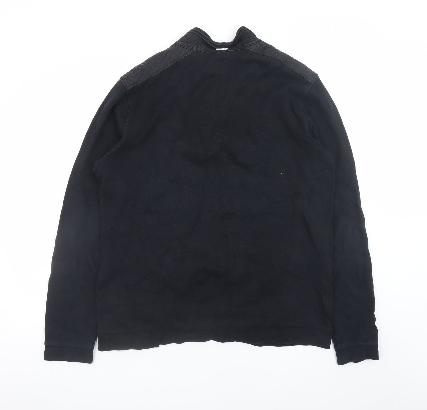 Hugo Boss Men's Black XL 1/2 Zip Pullover Sweatshirt