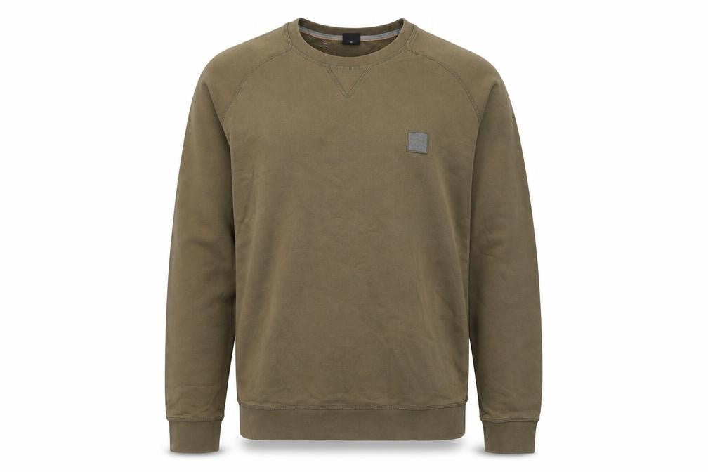 Hugo Boss Men's Brown XL Crew Neck Pullover Sweatshirt