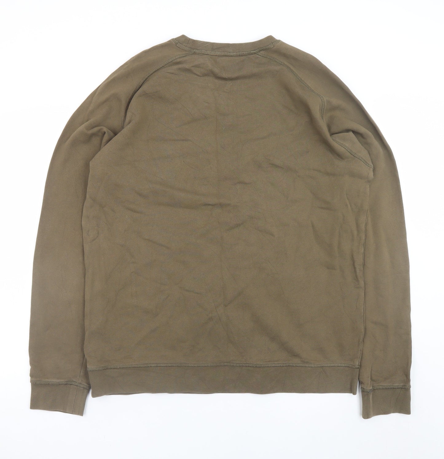 Hugo Boss Men's Brown XL Crew Neck Pullover Sweatshirt
