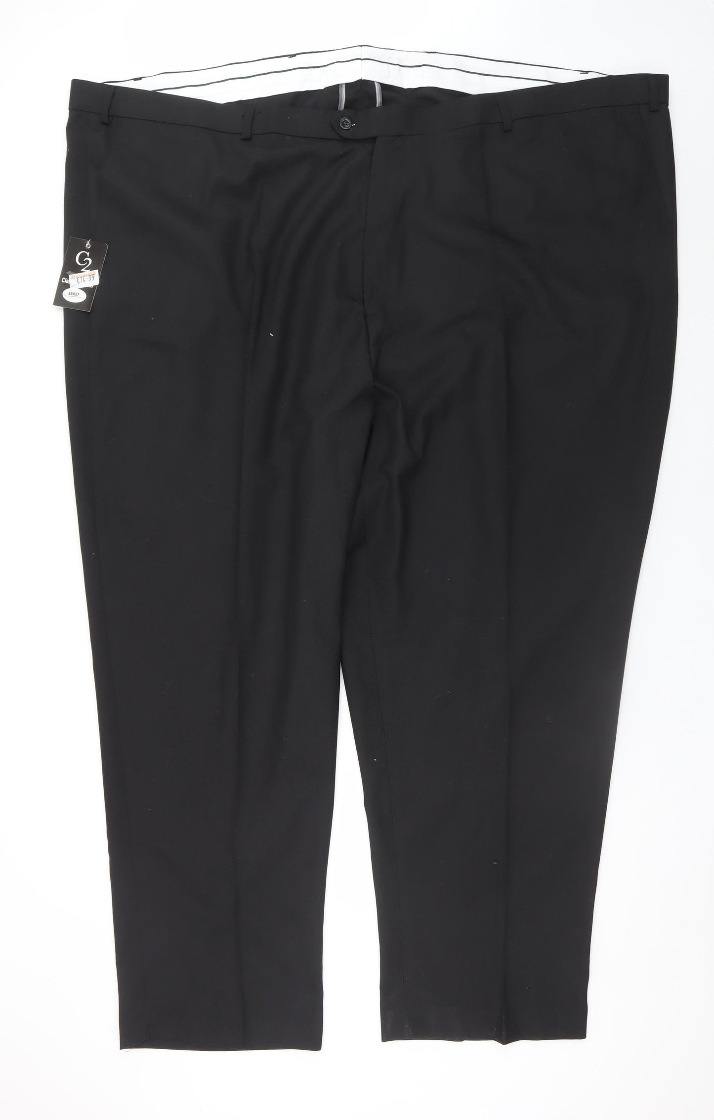 C2 Men’s Black Classic Fit Dress Pants Size 60X31