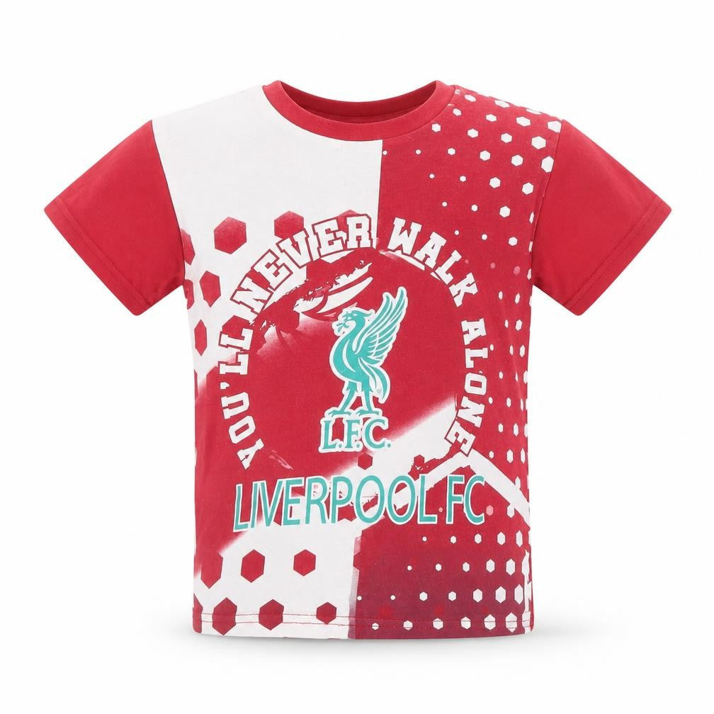 St Bernard Boys Red Liverpool FC Short Sleeve T-Shirt 6-7 Years