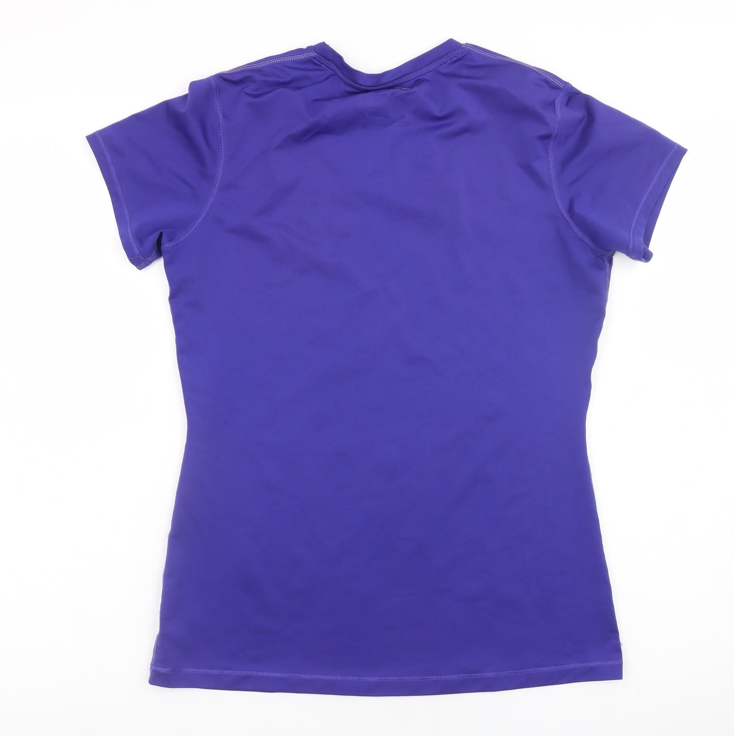 Under Armour Womens Purple HeatGear Short Sleeve Athletic T-Shirt M