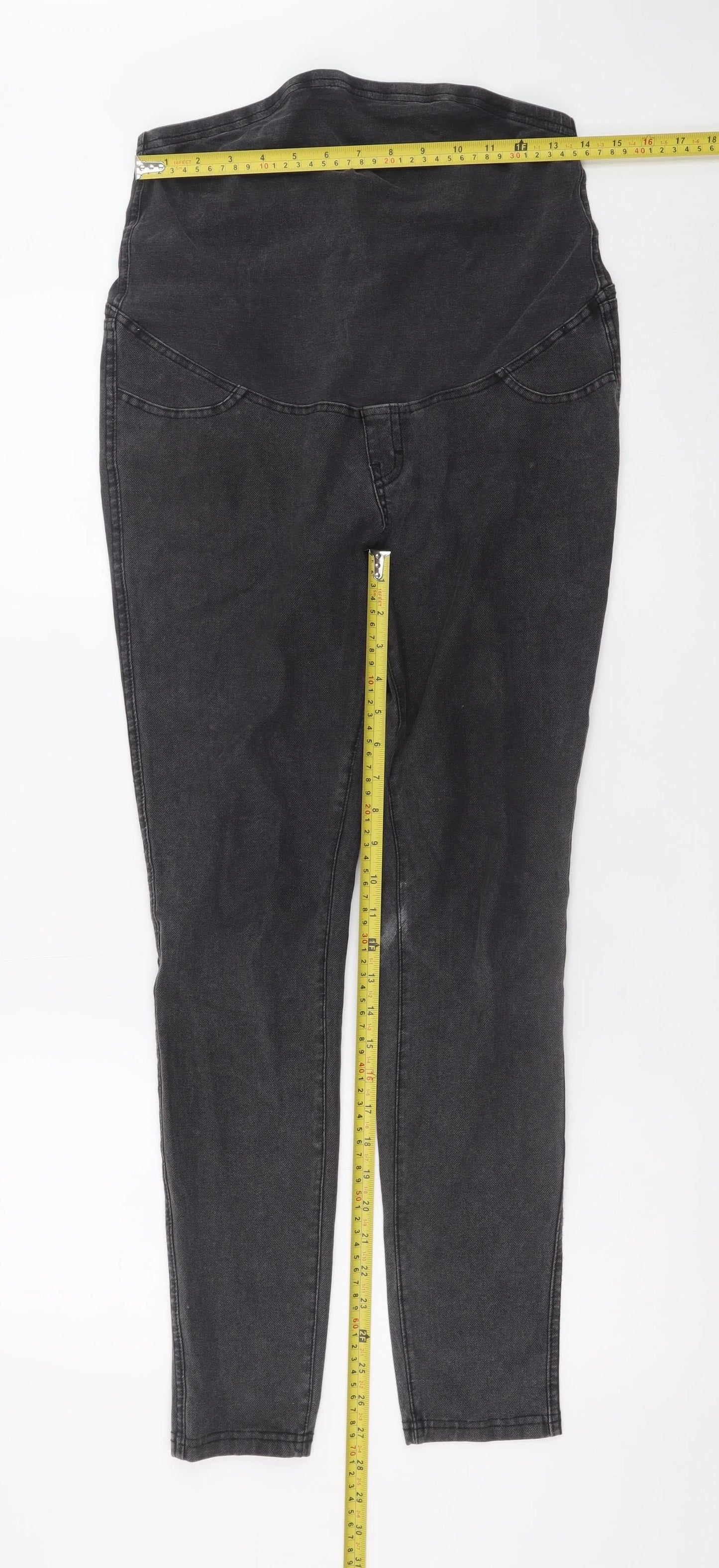 H&M MAMA Women's Black Maternity Skinny Jeans Size M