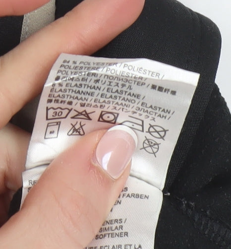 Jack Wolfskin Women Black Softshell Windbreaker Jacket UK 12