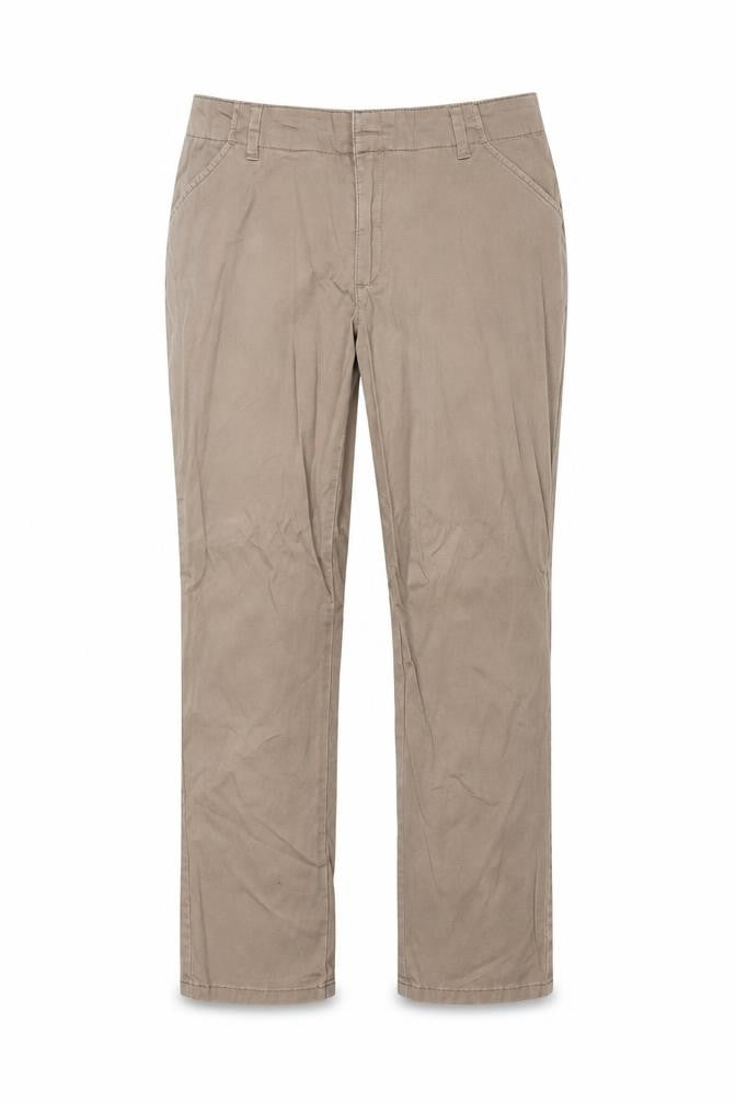 Lee Women's Beige Essential Chino Trousers Size 14 Regular Fit